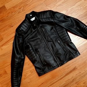 Leather Lambskin Jacket: Men's Medium. WORN ONCE